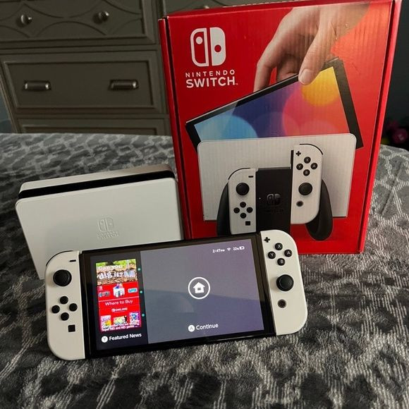 Nintendo Switch OLED white switch